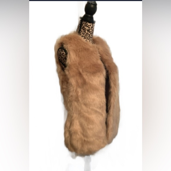 Bagatelle Faux Fur Vest Small - Picture 1 of 5